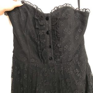 Chic, Gothic-esque Lace Cocktail Dress